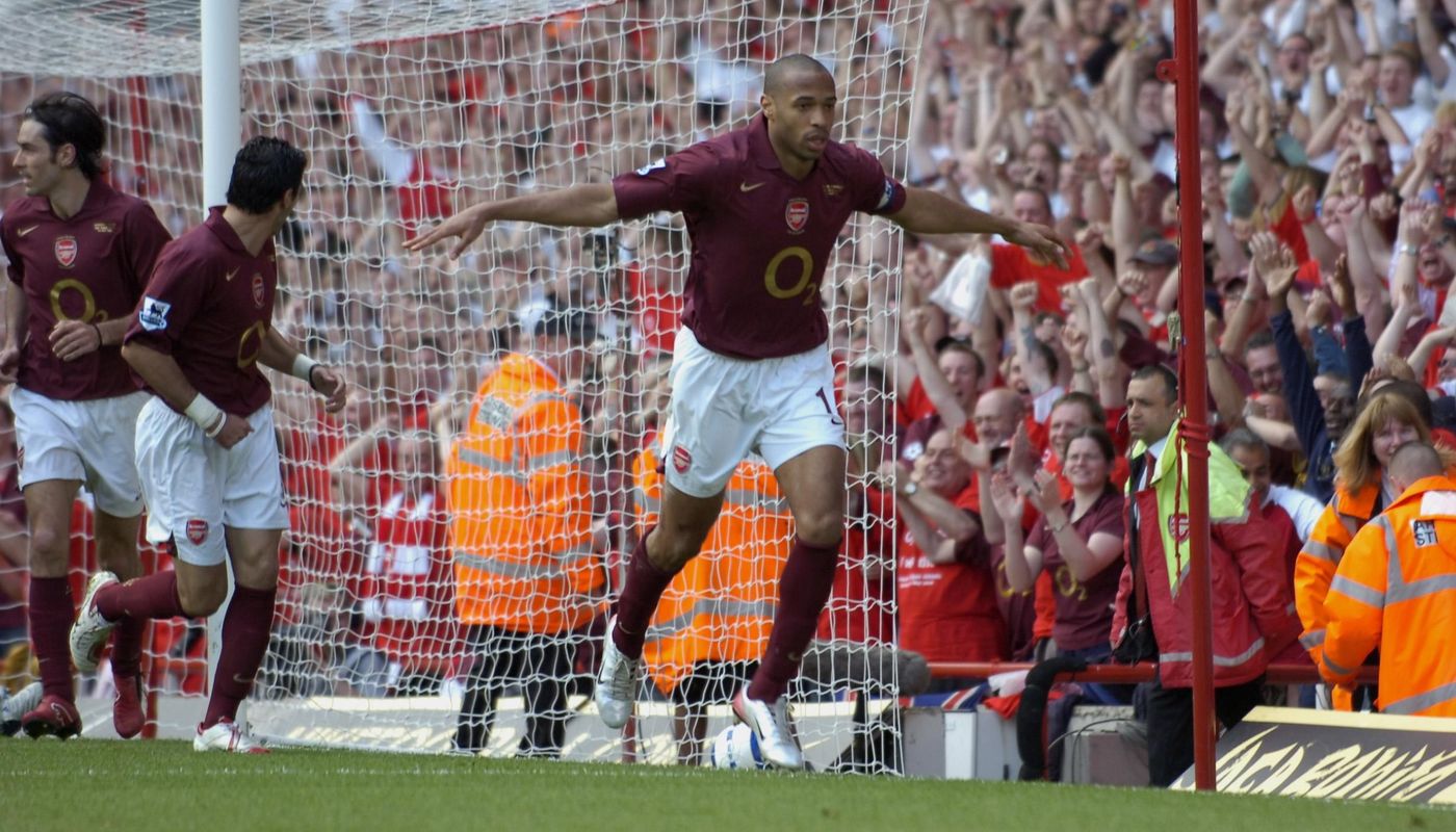 Thierry Henry, Arsenal celebration in 2005/06