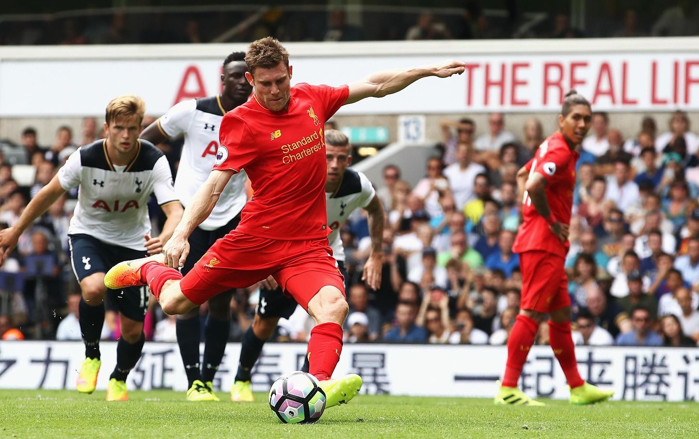 Tottenham Hotspur v Liverpool, James Milner