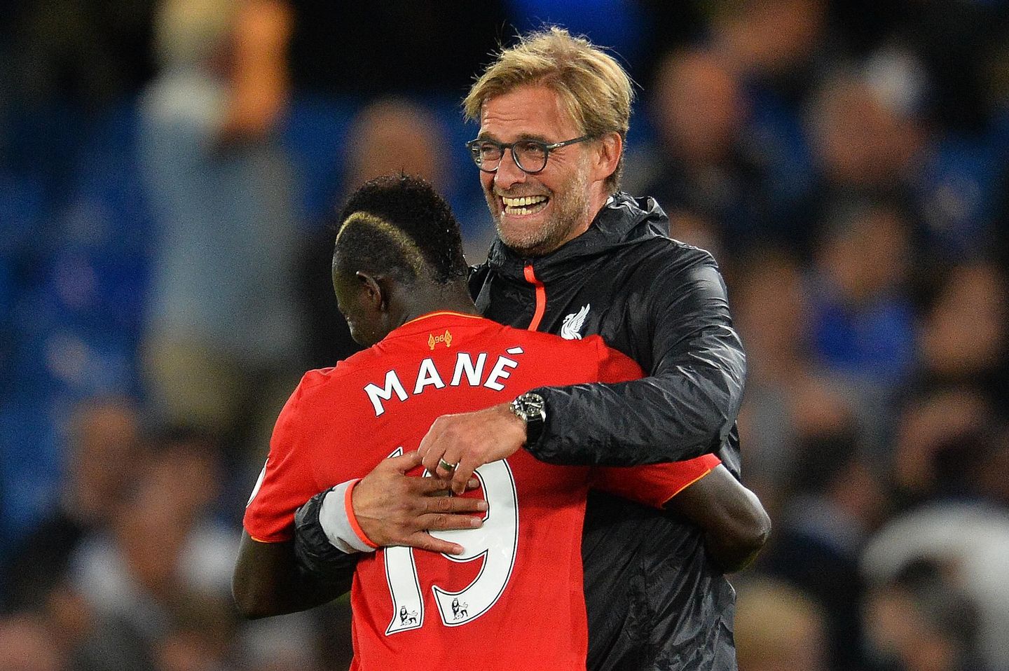 Jurgen Klopp and Sadio Mane, Liverpool