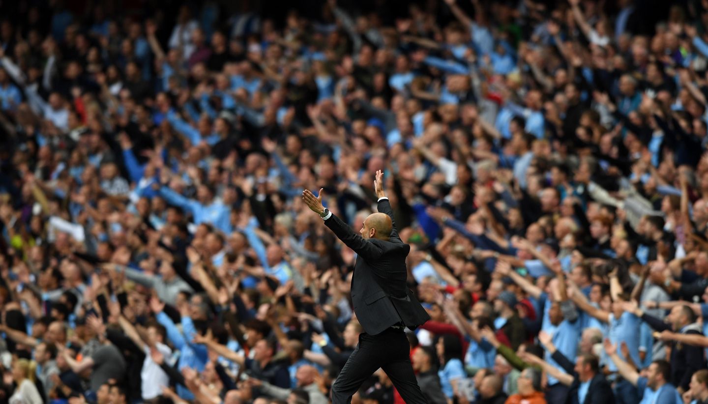 Pep Guardiola, Manchester City v Sunderland, 130816