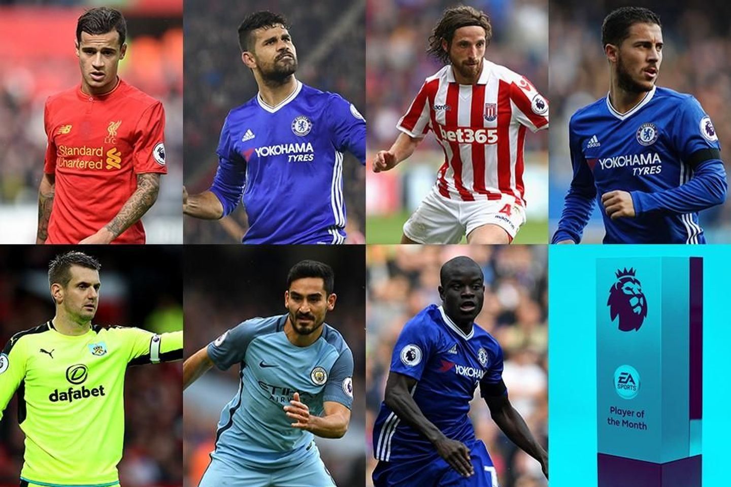 Player of the Month October nominess