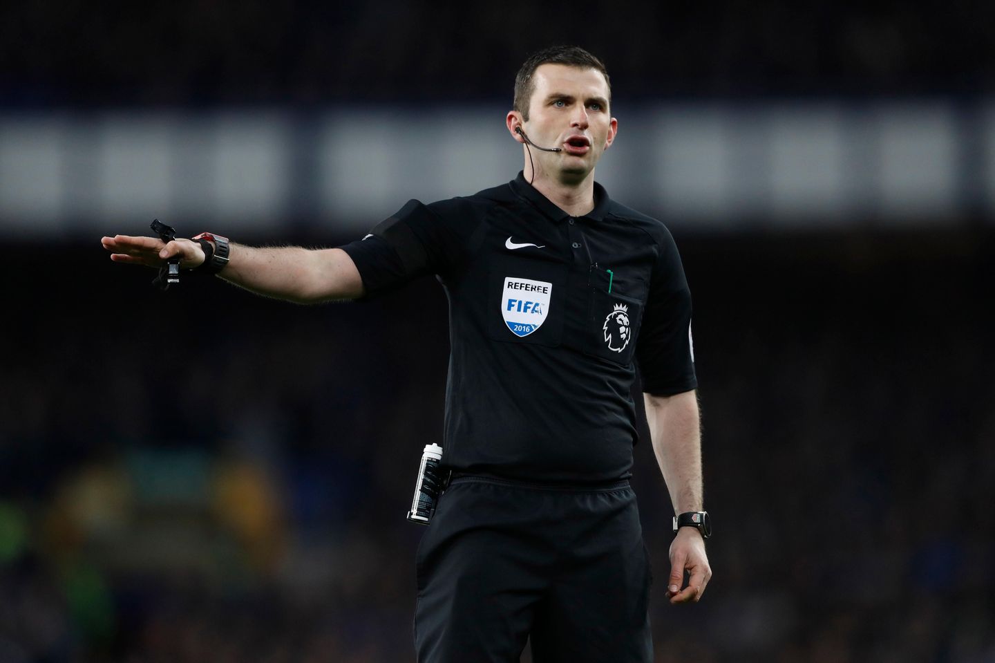 Referee Michael Oliver