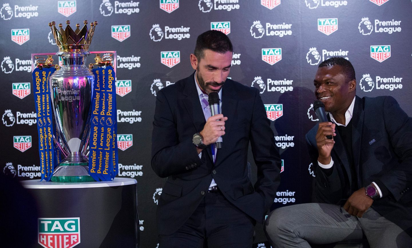 Robert Pires and Marcel Desailly, TAG Heuer