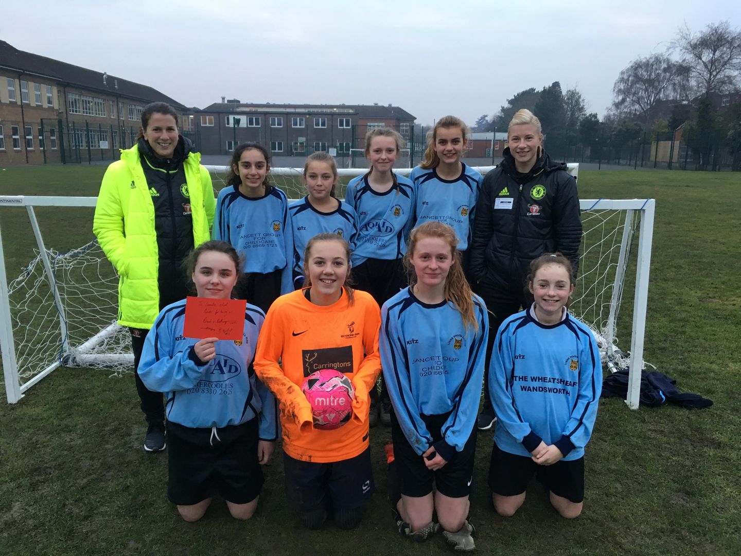 Chelsea PL Girls Football tournament, Niamh Fahey, Beth England, January 2017