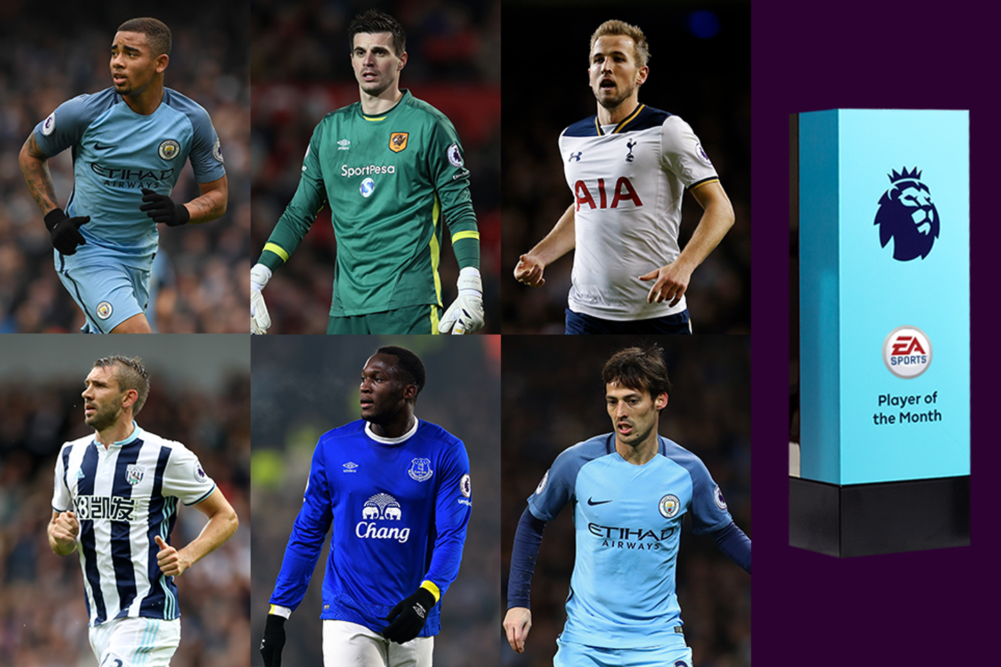 Graphic of EA SPORTS Player of the Month February nominees