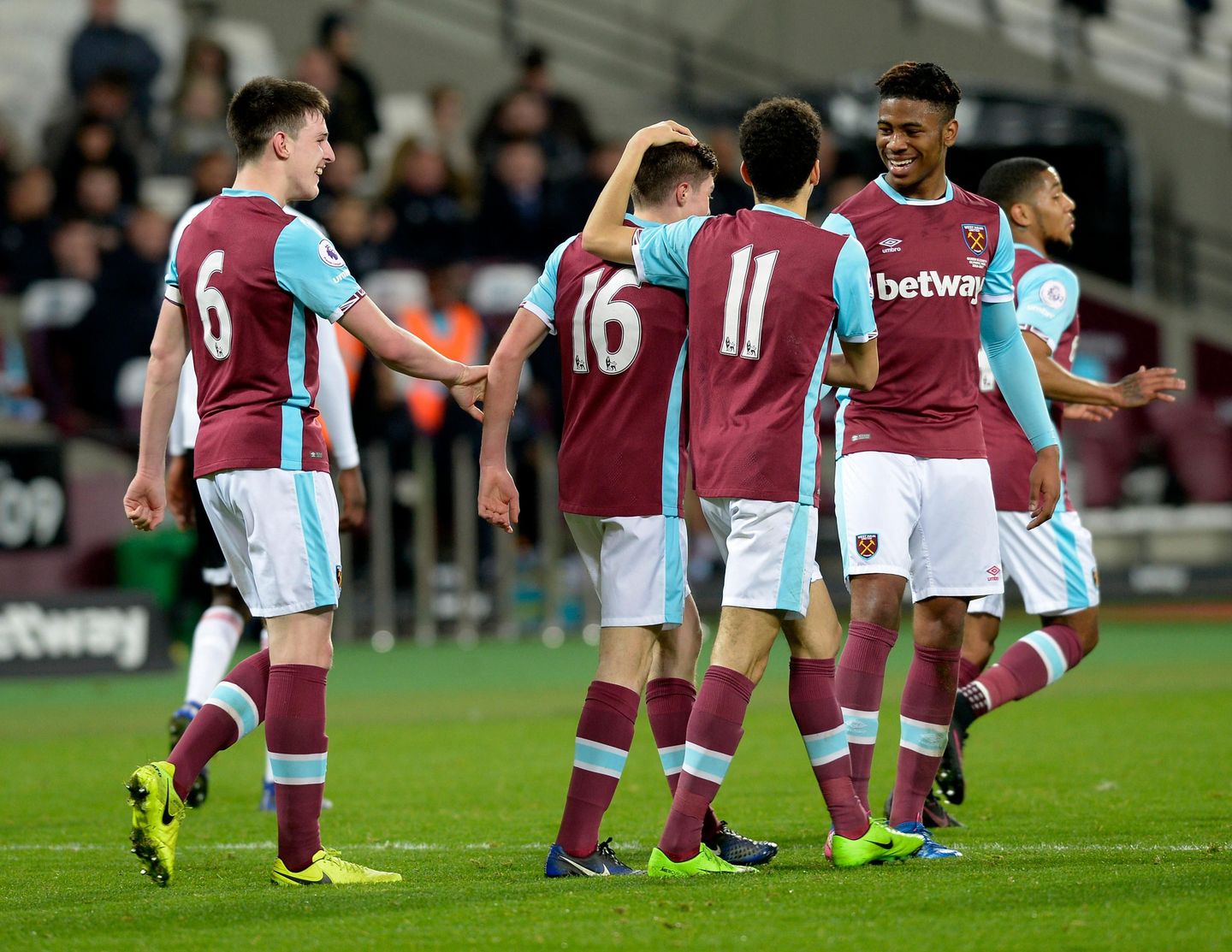West Ham's PL2 team celebrate