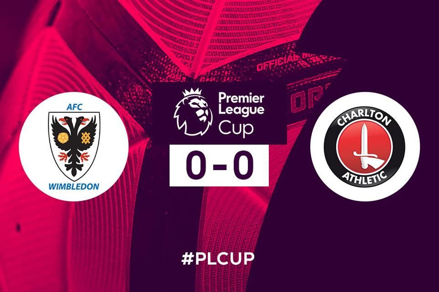 AFC Wimbledon 0-0 Charlton Athletic, PL Cup report