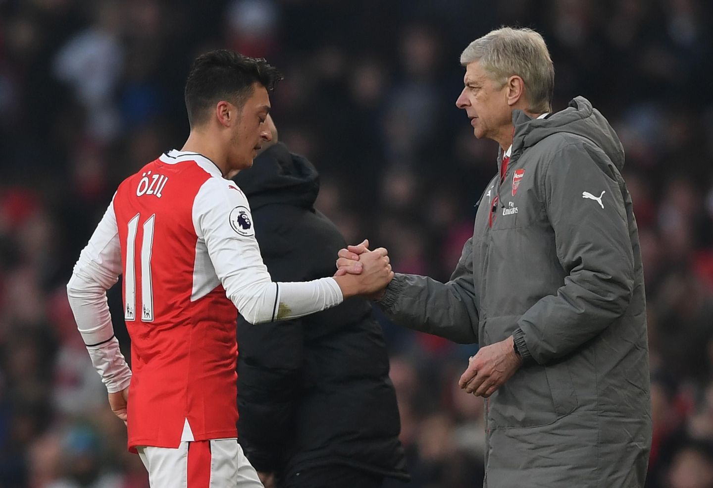 Mesut Ozil and Arsene Wenger, Arsenal