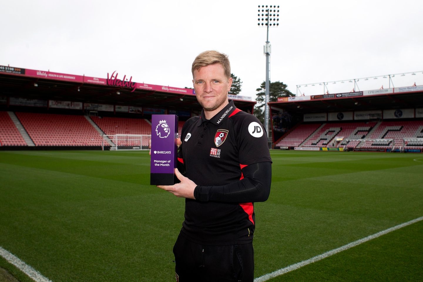 Eddie Howe, AFC Bournemouth, Barclays Manager of the Month