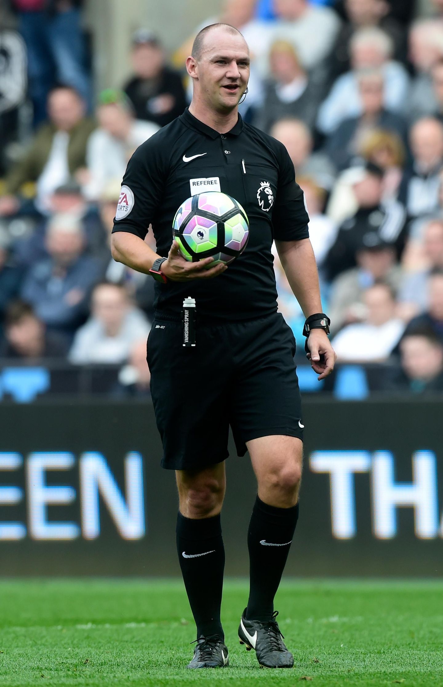Referee Robert Madley