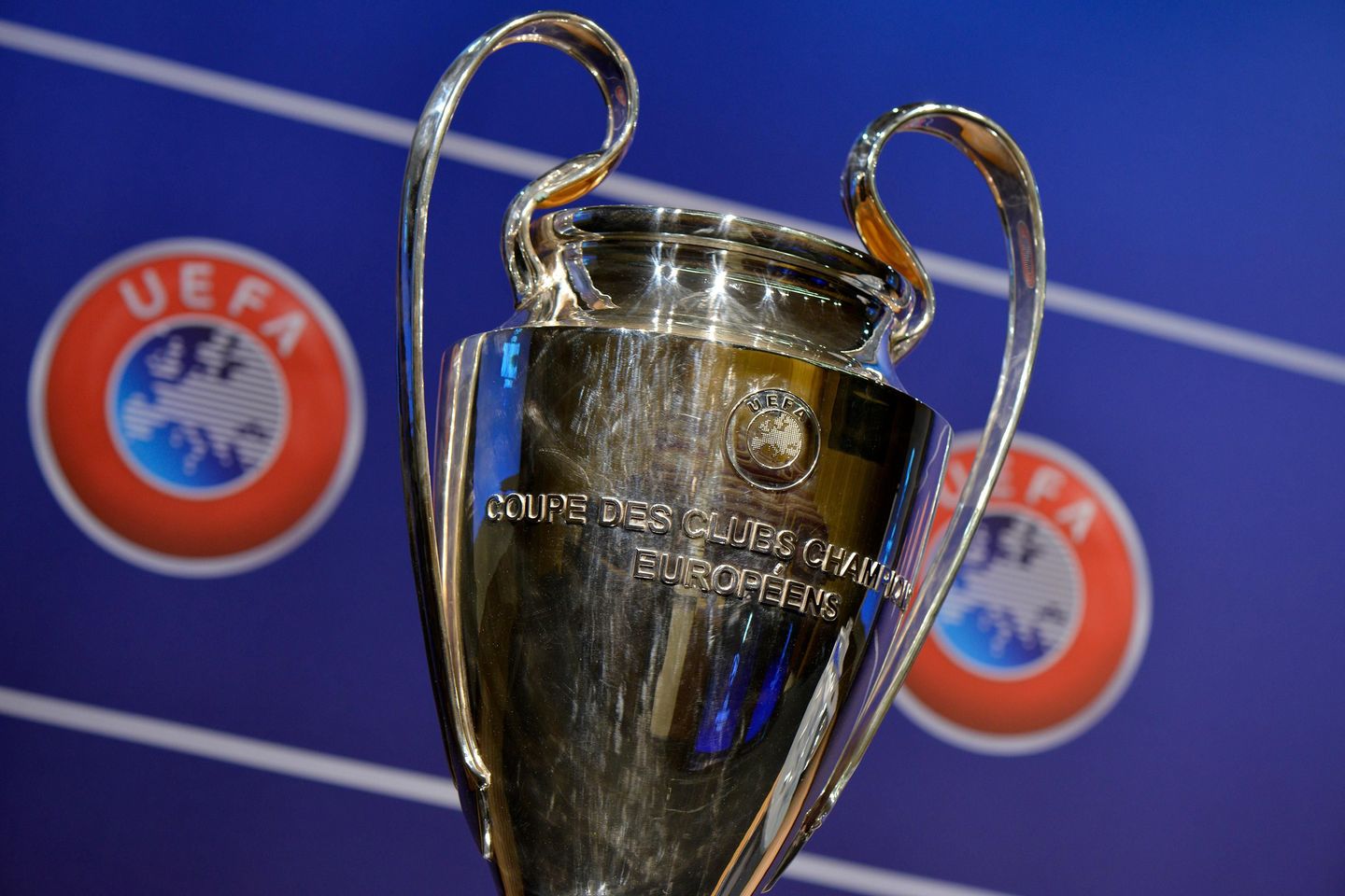 The UEFA Champions League trophy