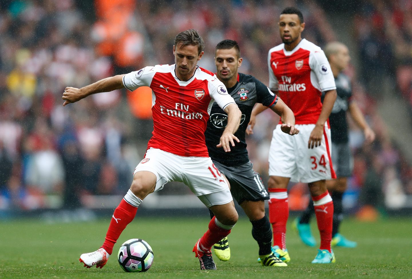 Nacho Monreal, Arsenal v Southampton