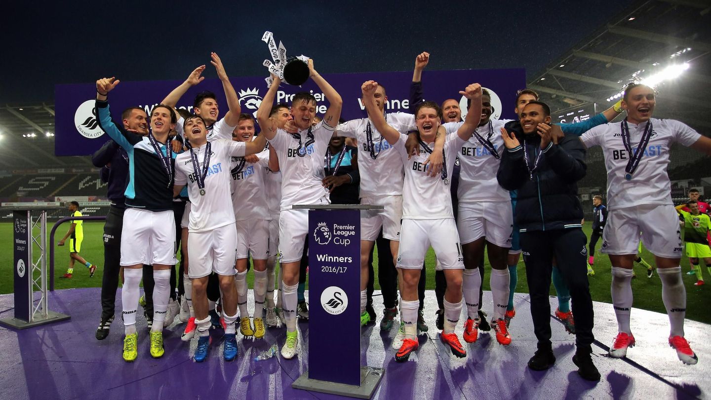 Swansea City lift Premier League Cup