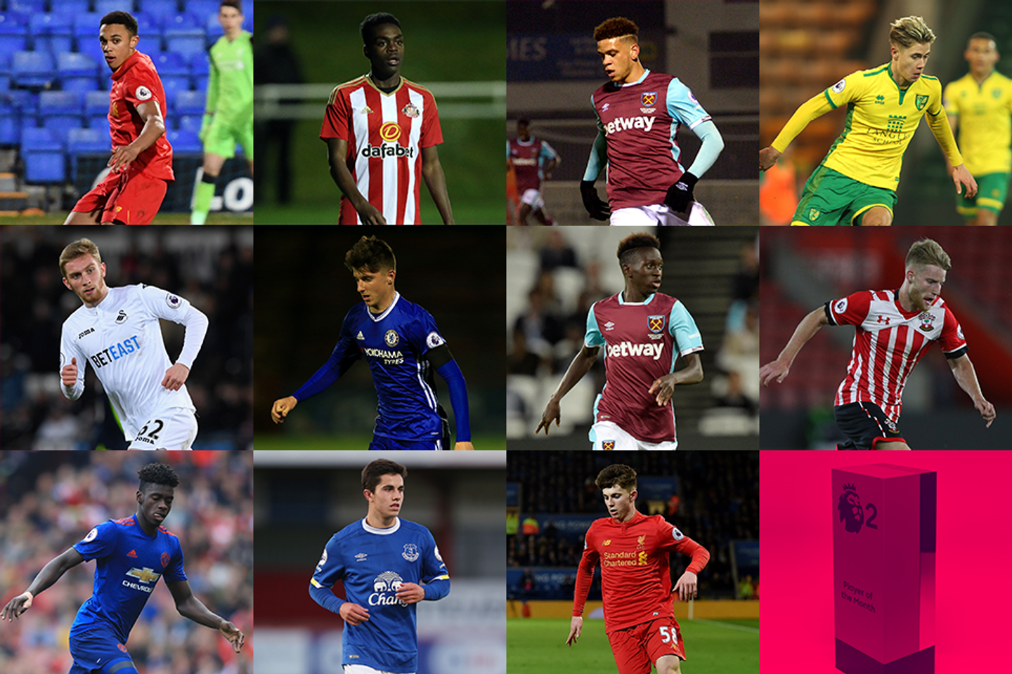 PL2 Player of the Season shortlist 2016/17