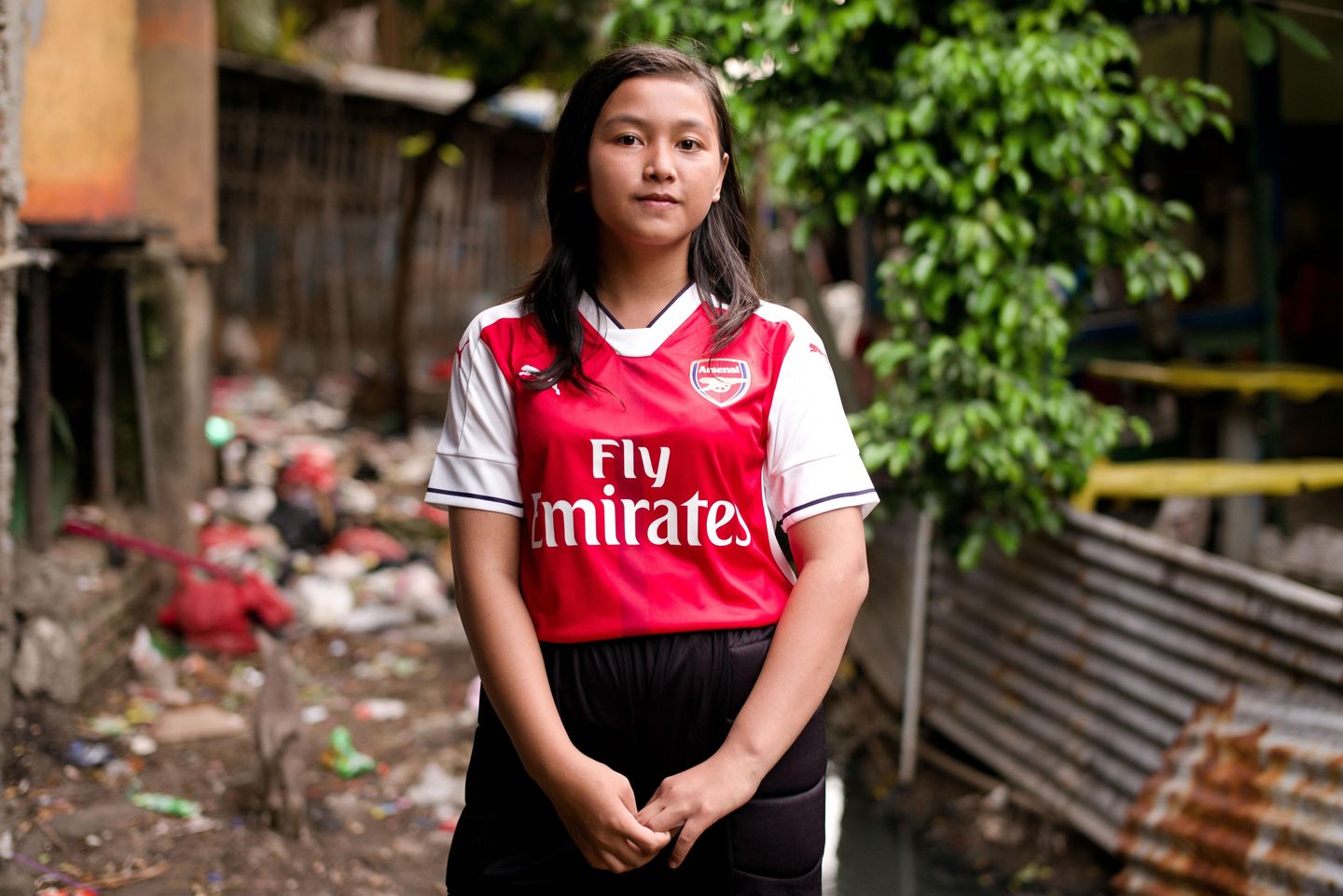 Gita, 13, Arsenal Foundation, photo by Save the Children/Charlie Forgham-Bailey