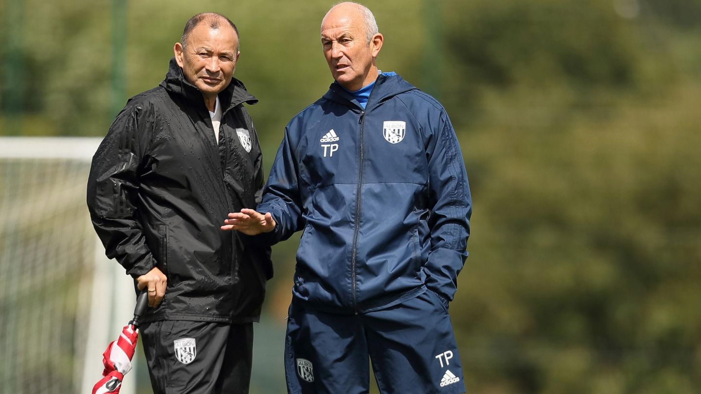 Eddie Jones and Tony Pulis, West Bromwich Albion