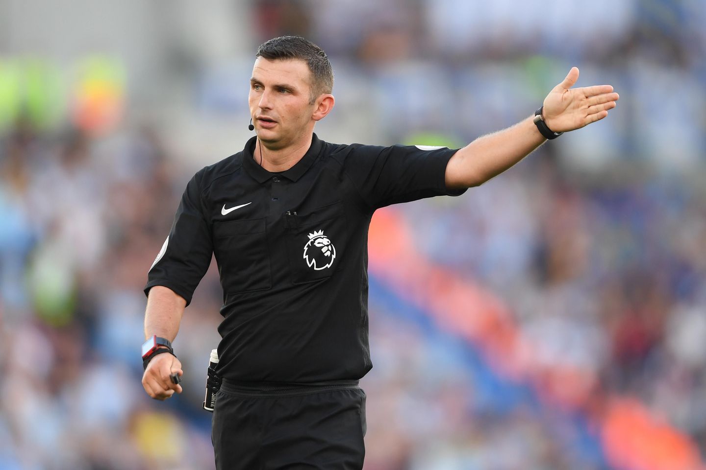 Referee Michael Oliver