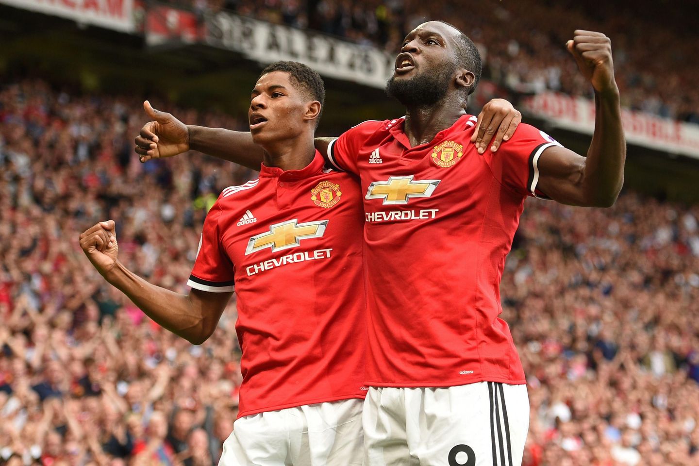 Marcus Rashford and Romelu Lukaku, Man Utd