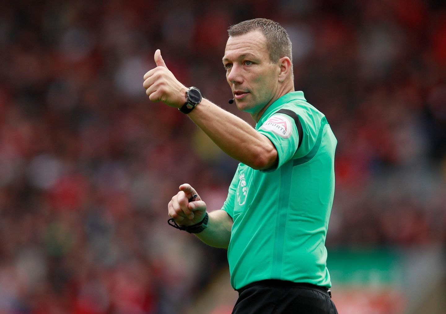 Referee Kevin Friend