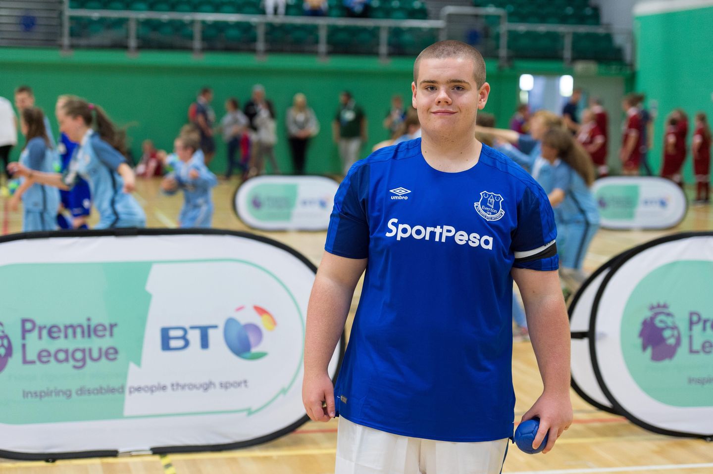 Hugh from Everton in the Community