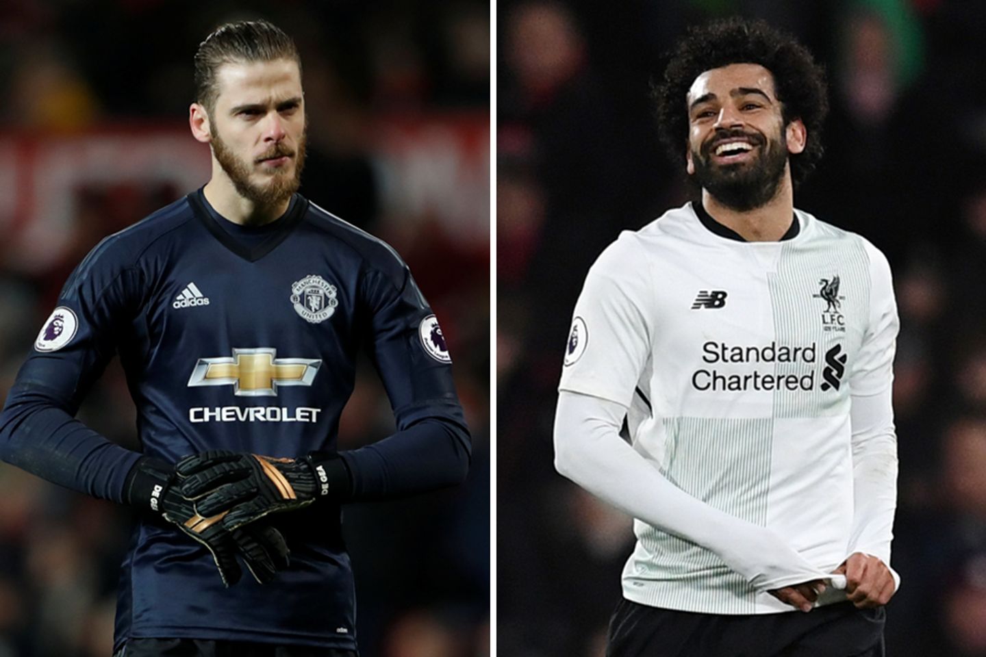 David de Gea v Mohamed Salah