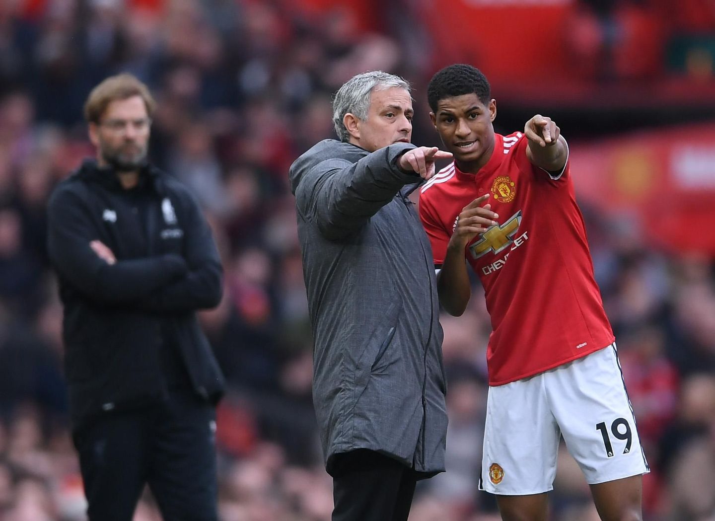 Jose Mourinho and Marcus Rashford, Man Utd