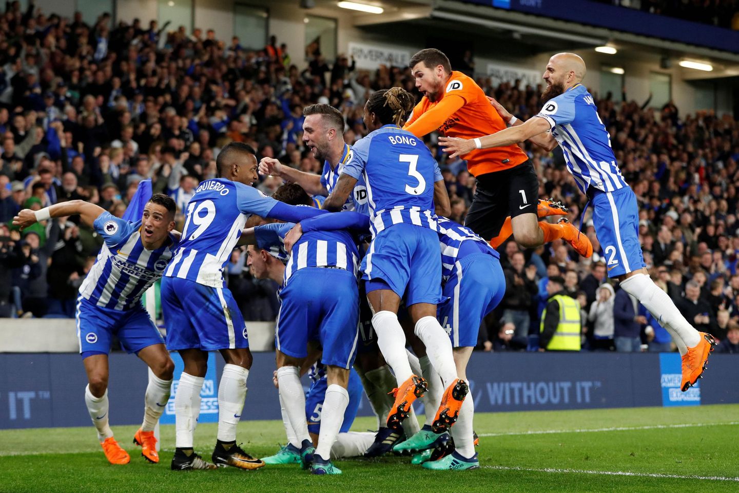 Brighton celebrate