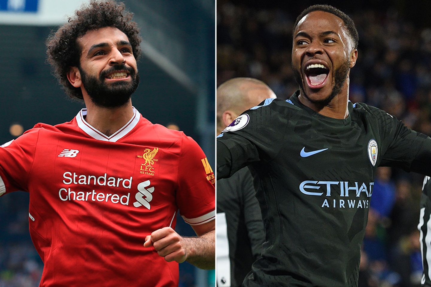 Mohamed Salah and Raheem Sterling
