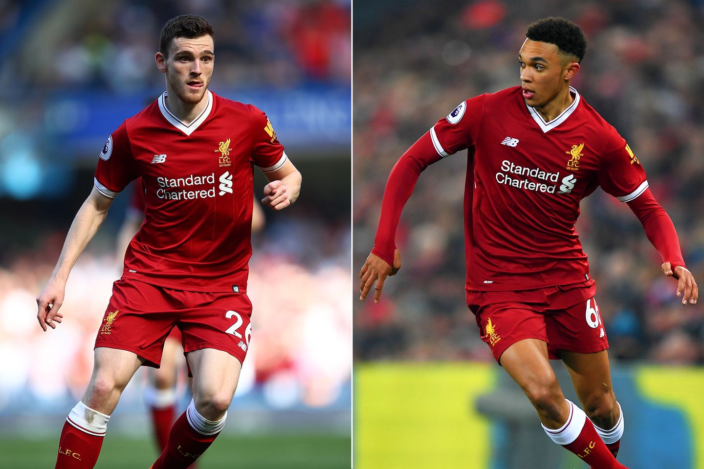 Andrew Robertson and Trent Alexander-Arnold, Liverpool