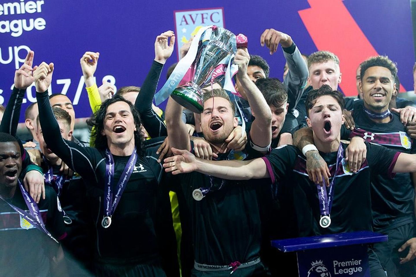 Aston Villa win 2017/18 Premier League Cup