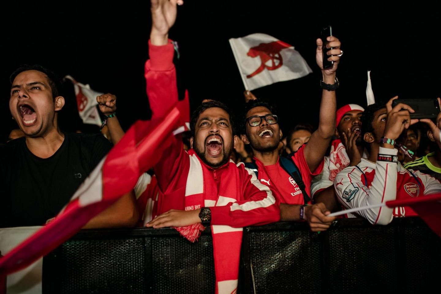 Arsenal fans, Premier League Live, Bengaluru