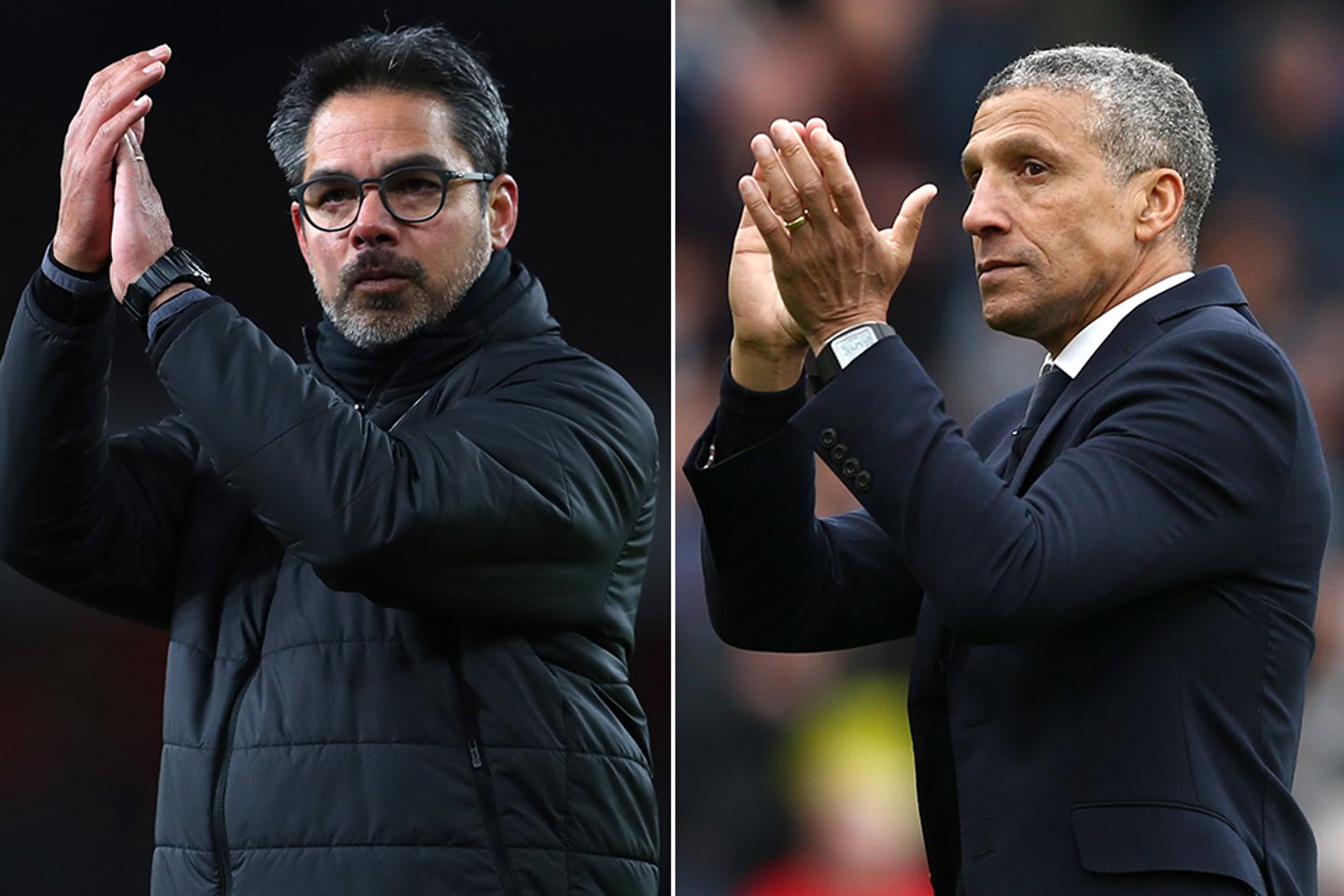 David Wagner and Chris Hughton
