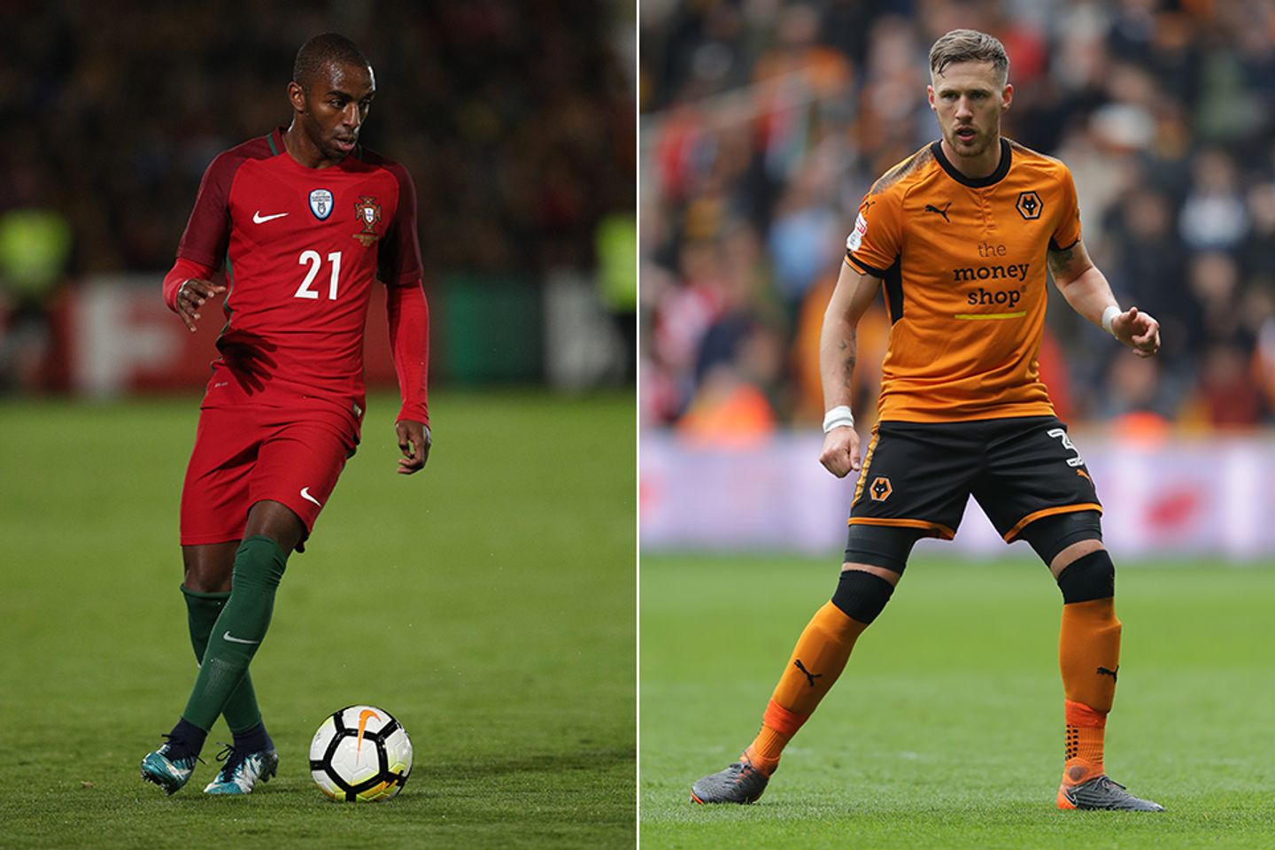 Ricardo Pereira and Barry Douglas