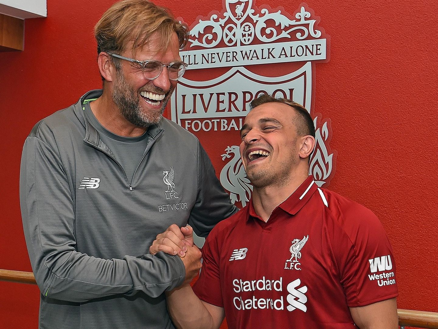 Jurgen Klopp & Xherdan Shaqiri