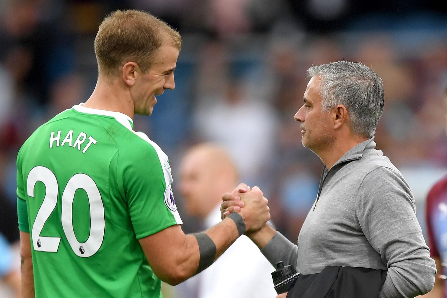 Joe Hart, Burnley, and Jose Mourinho, Manchester United