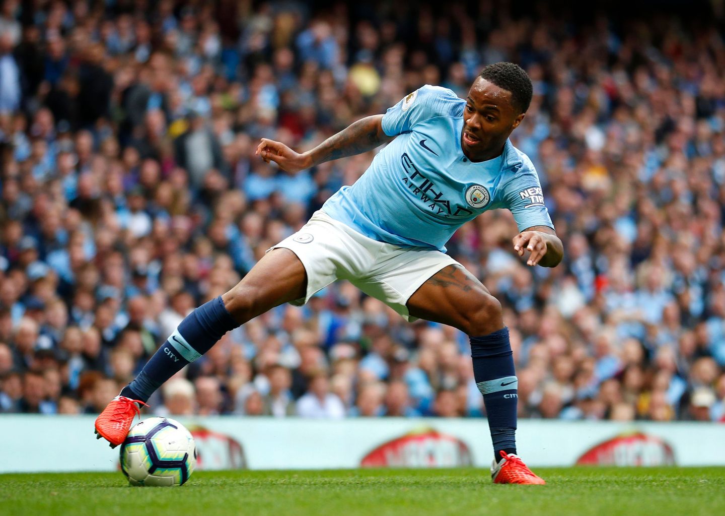 Manchester City v Fulham - Raheem Sterling