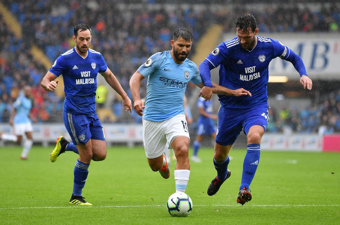 Sergio Aguero, Cardiff City v Man City