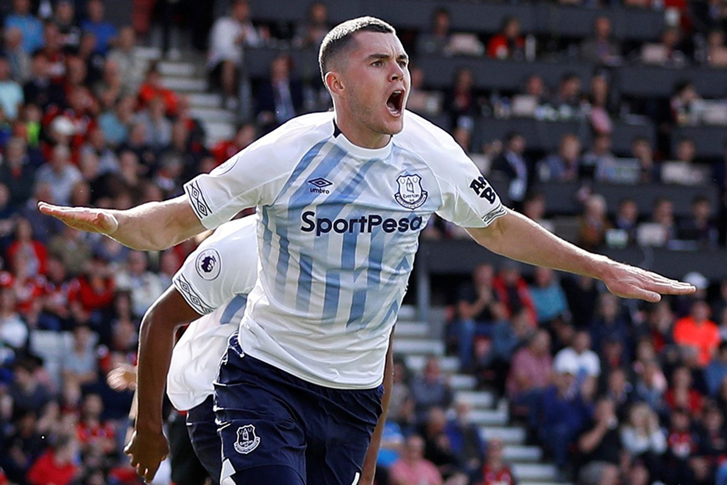 Michael Keane, Everton goal v AFC Bournemouth
