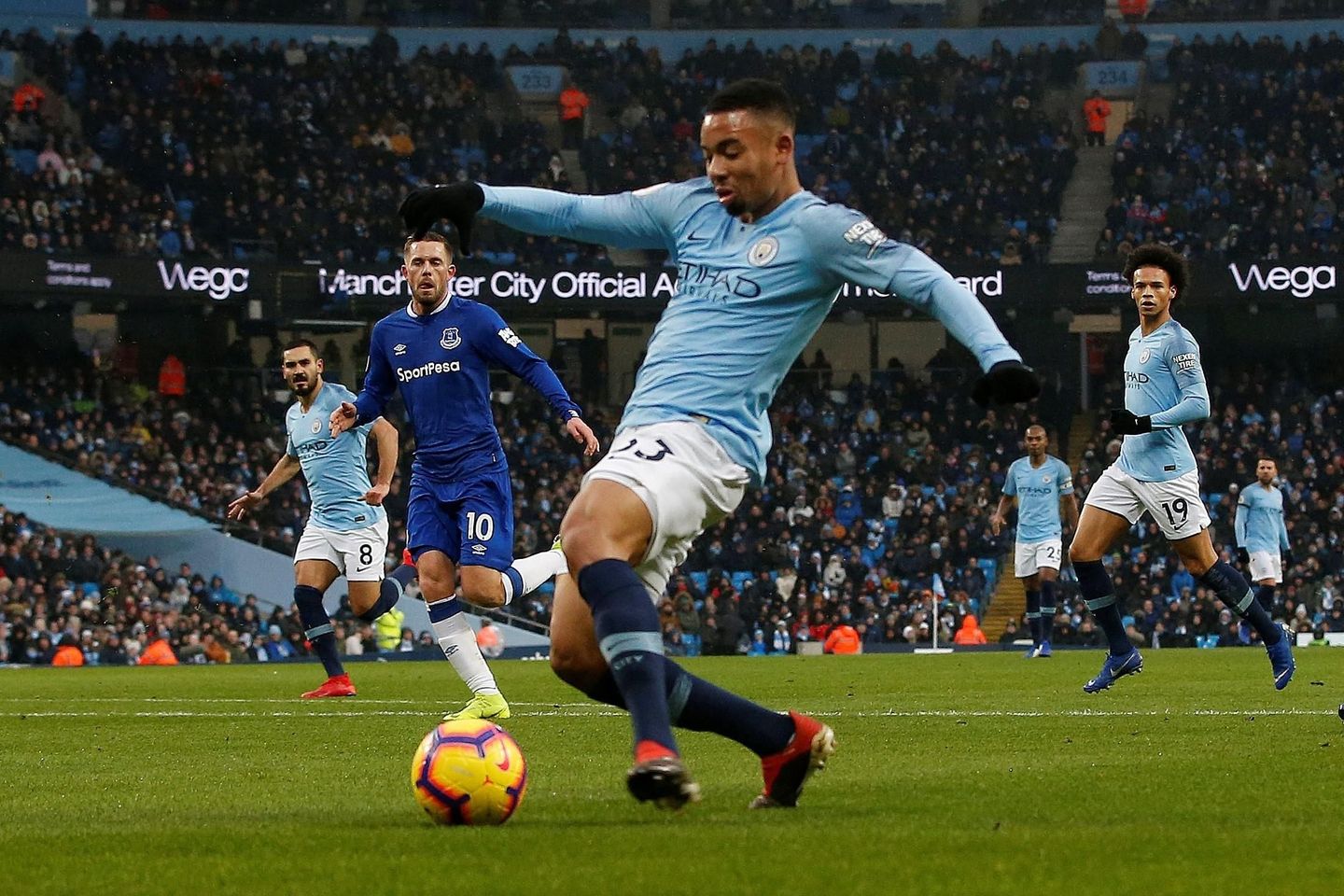 Gabriel Jesus goal v Everton