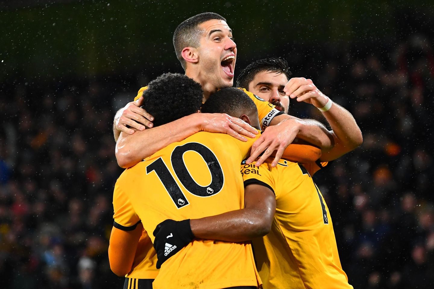 Conor Coady celebrates