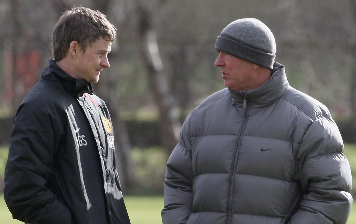 Solskjaer and Ferguson