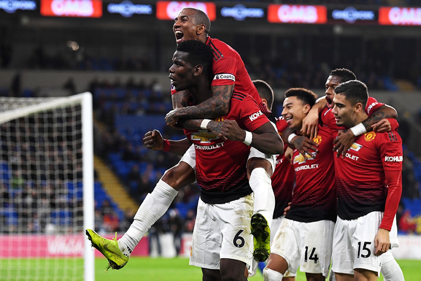 Paul Pogba and Ashley Young, Manchester United