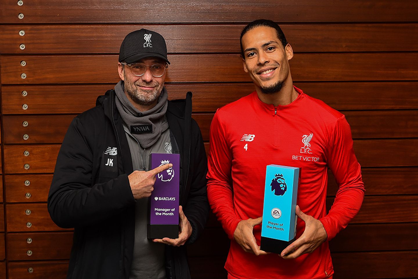 Jurgen Klopp and Virgil van Dijk