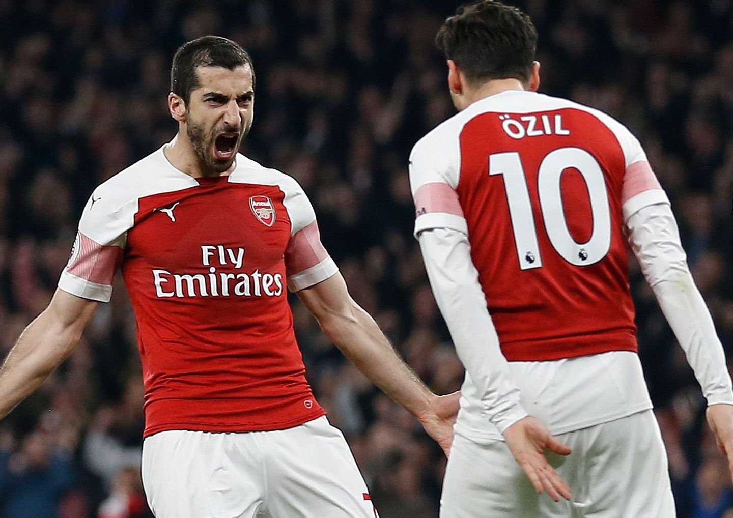 Henrikh Mkhitaryan and Mesut Ozil, Arsenal