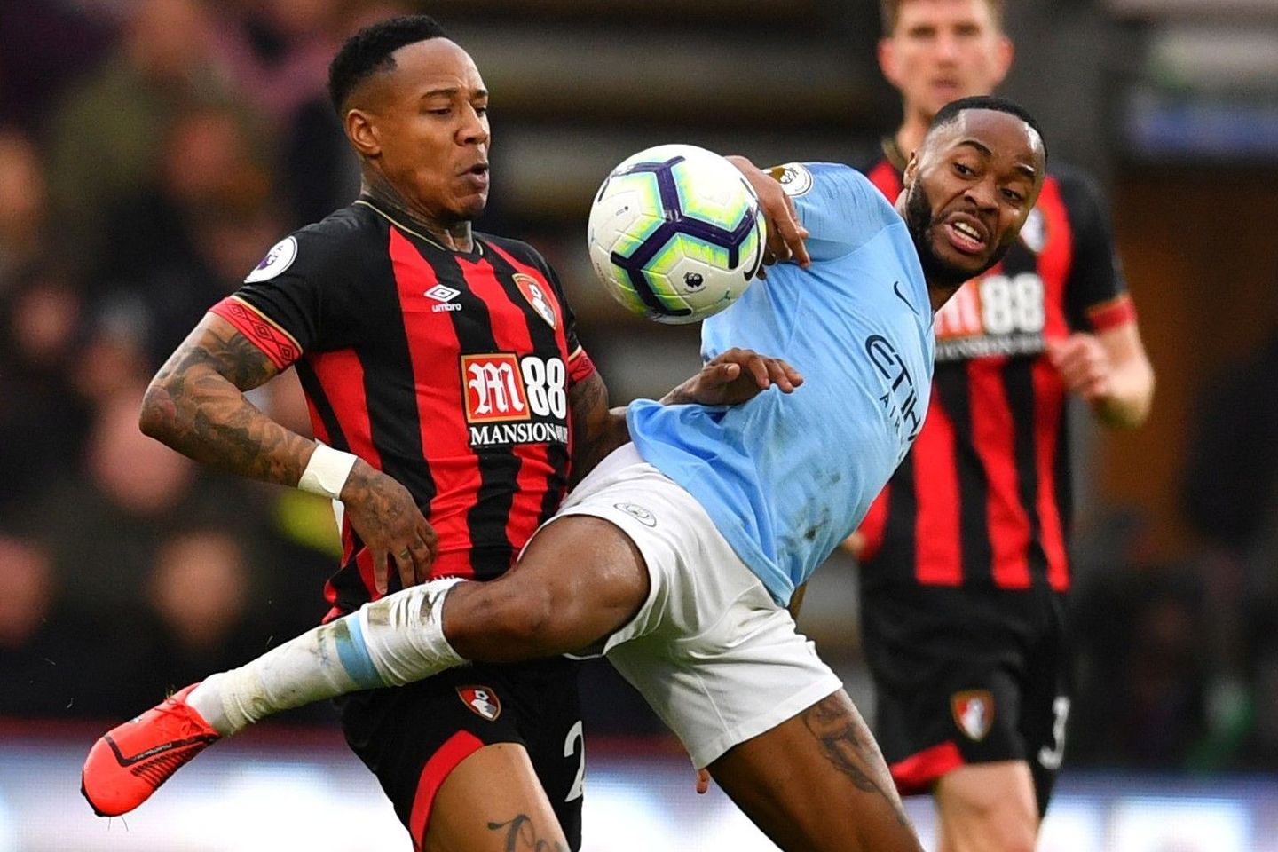 Nathaniel Clyne Raheem Sterling ball