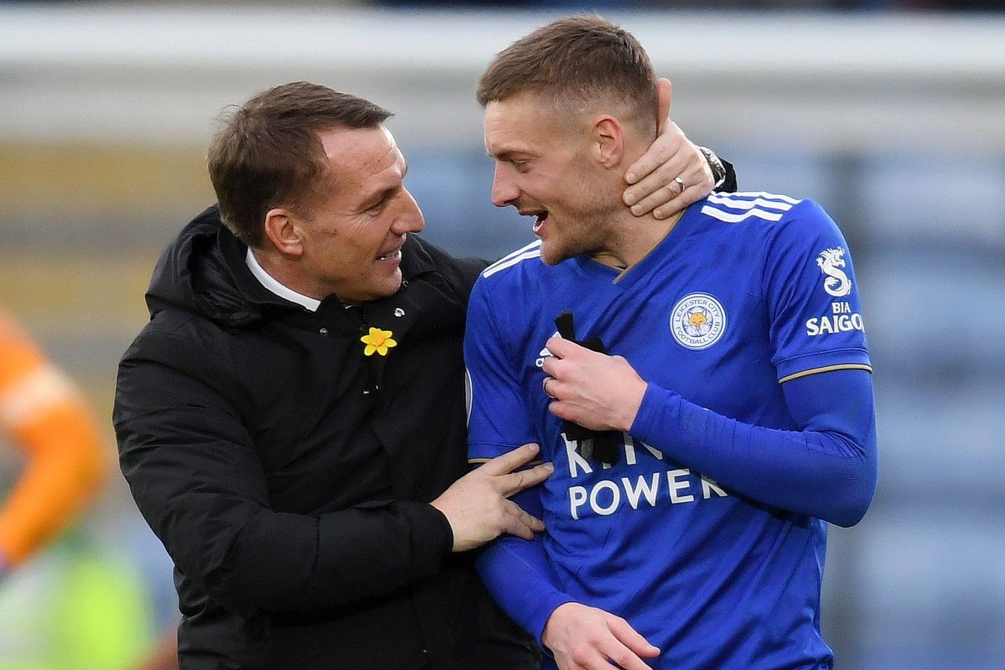 Brendan Rodgers Jamie Vardy