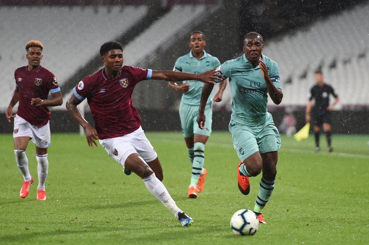 West Ham in PL2 action against Arsenal