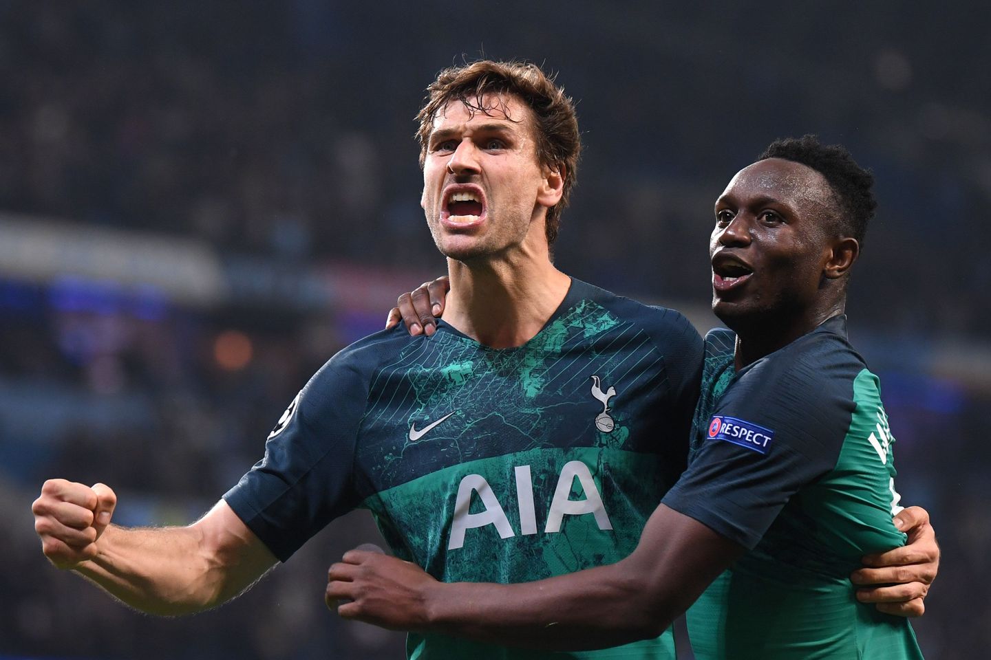 Fernando Llorente and Victor Wanyama