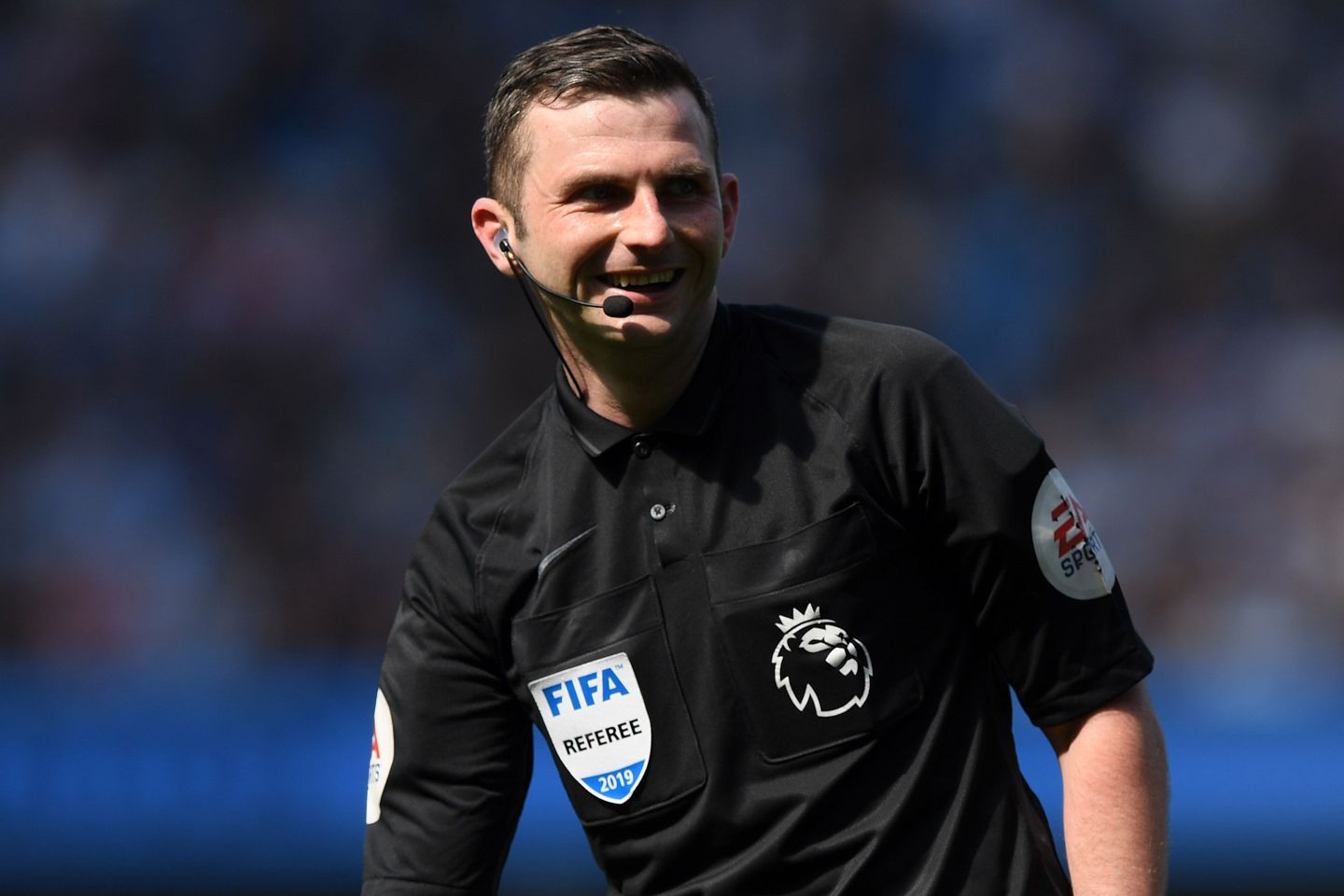 Referee Michael Oliver