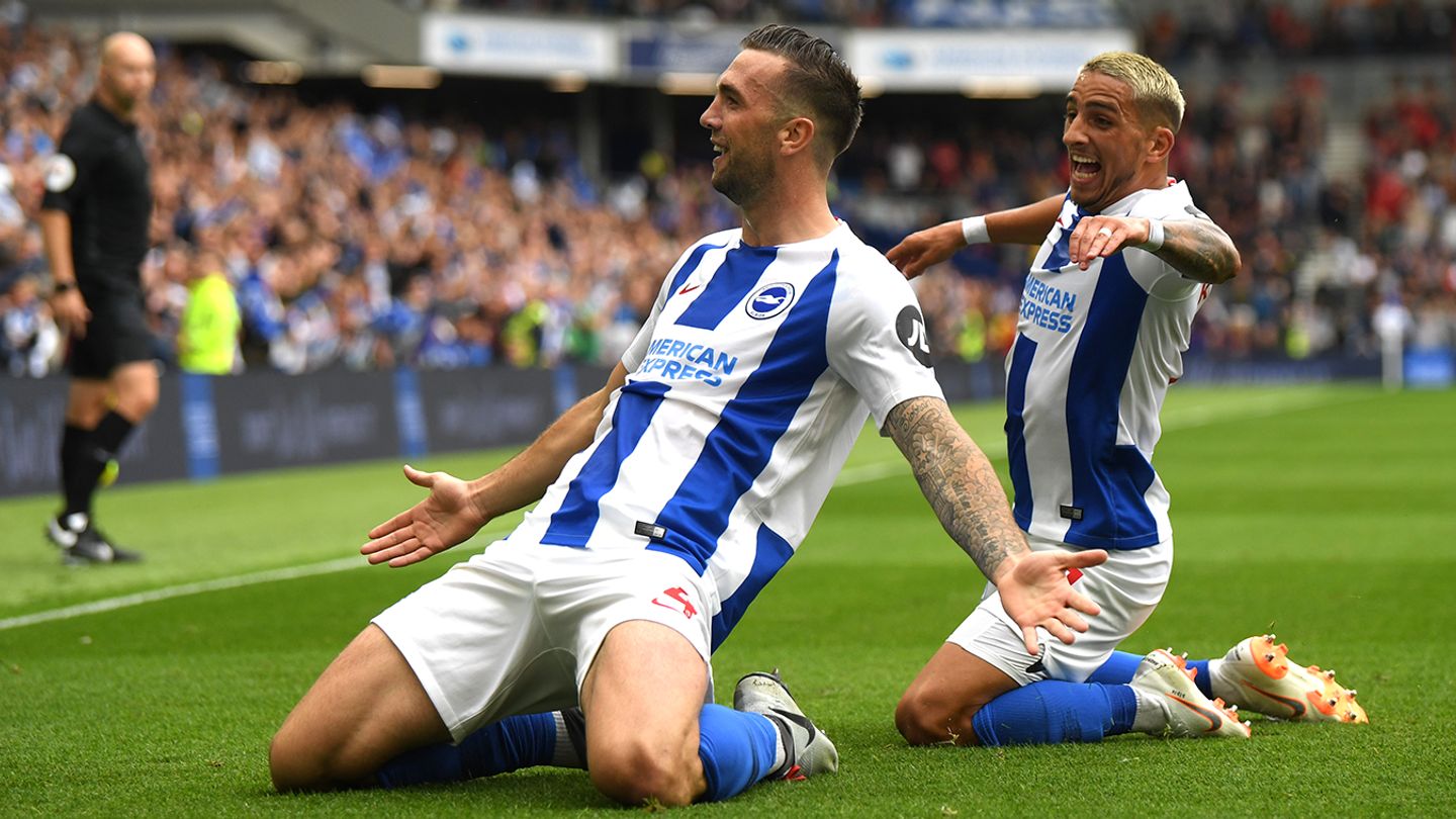 Shane Duffy and Anthony Knockaert, Brighton